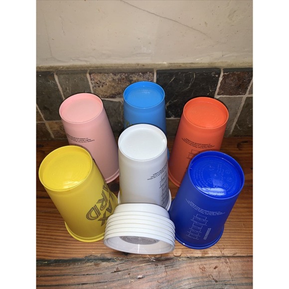 Starbucks 6pc. Limited Edition Set Reusable 16oz. Cup Collection w/ Lids - Picture 5 of 5